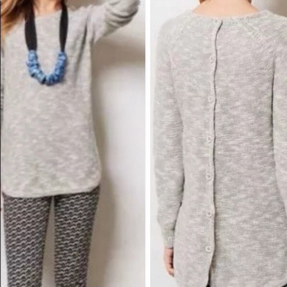 Anthropologie Sweaters - Anthro Sparrow Button Back Sweater